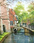 Delft Canal Bridge by Barbara Felisky